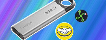 Este SSD externo parece una memoria USB, pero tiene 1 TB de capacidad y lo puedes usar hasta en el celular