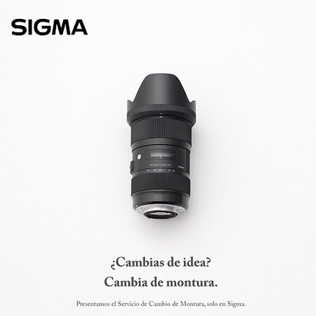 Sigma lanza un nuevo servicio de cambio de montura para objetivos