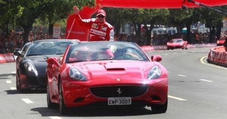 Dos heridos en la exhibición de Ferrari en Brasil
