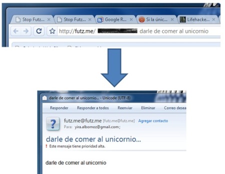 Futz permite guardar notas y recordatorios directamente desde la barra de direcciones