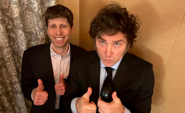 Sam Altman Javier Milei