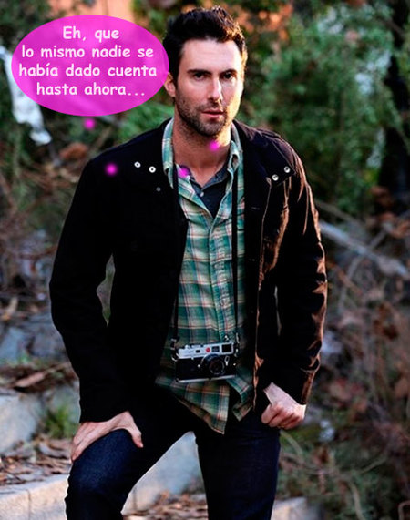 Adam Levine nos da una lección de anatomía: las chicas son como chicos pero sin colita