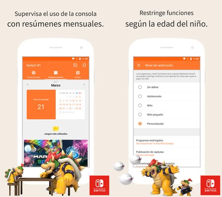 任天堂のペアレンタルコントロール