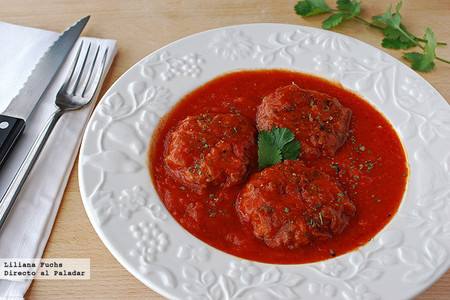 Albóndigas de pavo y champiñones. Receta