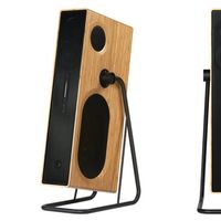 Este curioso altavoz promete sonido estéreo en la sala desde un único bafle 