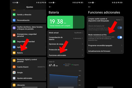 Modo Resistencia Frio