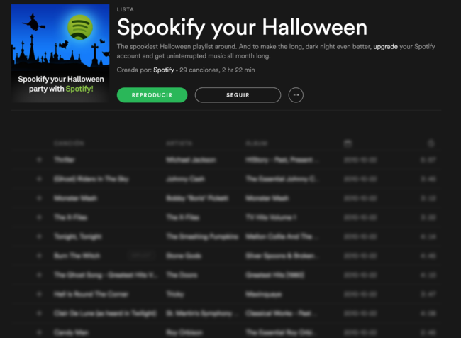 Spotify Y Halloween
