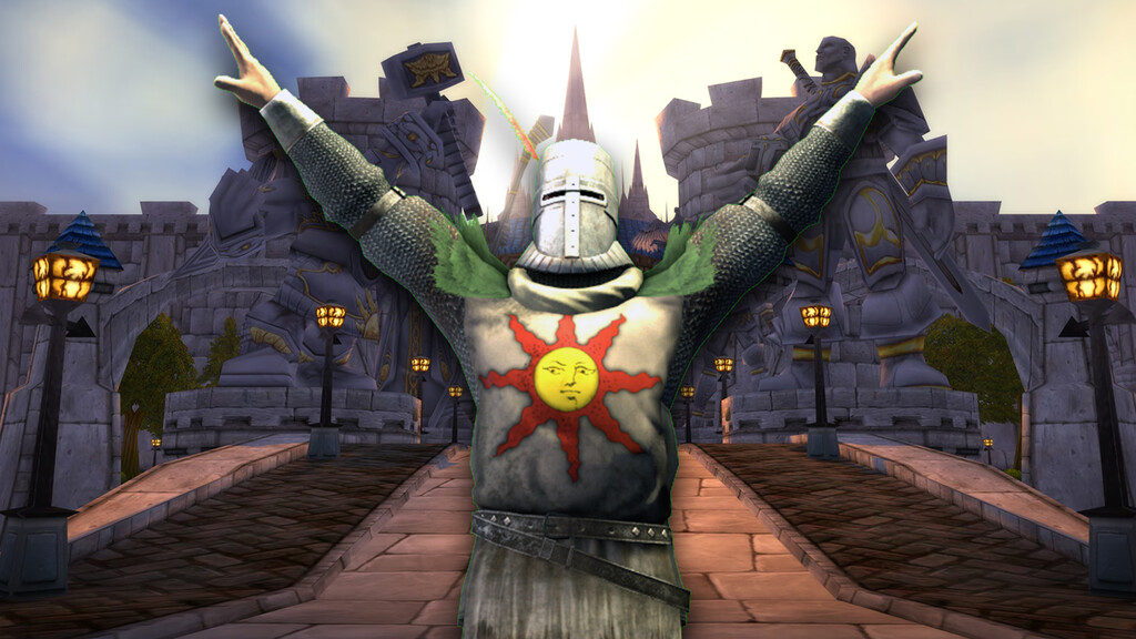World of Warcraft tiene la mejor referencia a Dark Souls y de este barco no me baja ni el bendito Solaire de Astora World of Warcraft tiene la mejor referencia a Dark Souls y de este barco no me baja ni el bendito Solaire de Astora