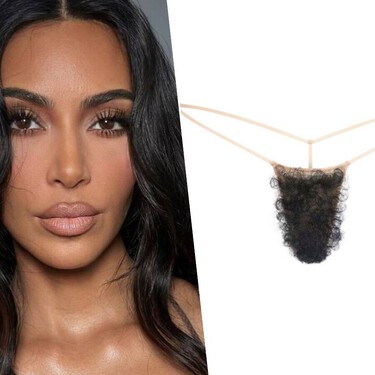 "Tu alfombra puede ser del color que quieras": Kim Kardashian ha puesto de moda el tanga con pelo púbico falso. Y ha agotado las existencias