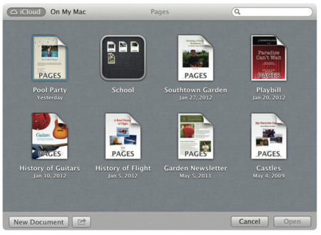 Mountain Lion simplifica la gestión de documentos y carpetas