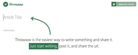 Throwww, el "más fácil imposible" para compartir artículos en internet