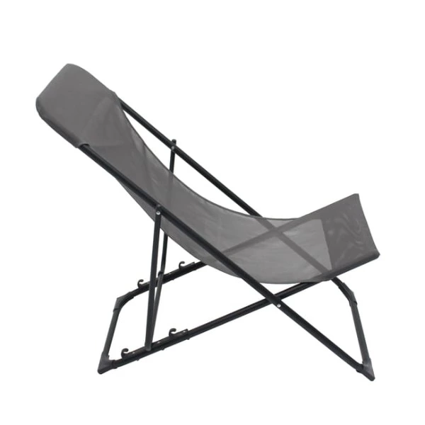 Hamaca de exterior plegable NATERIAL Biganos antracita
