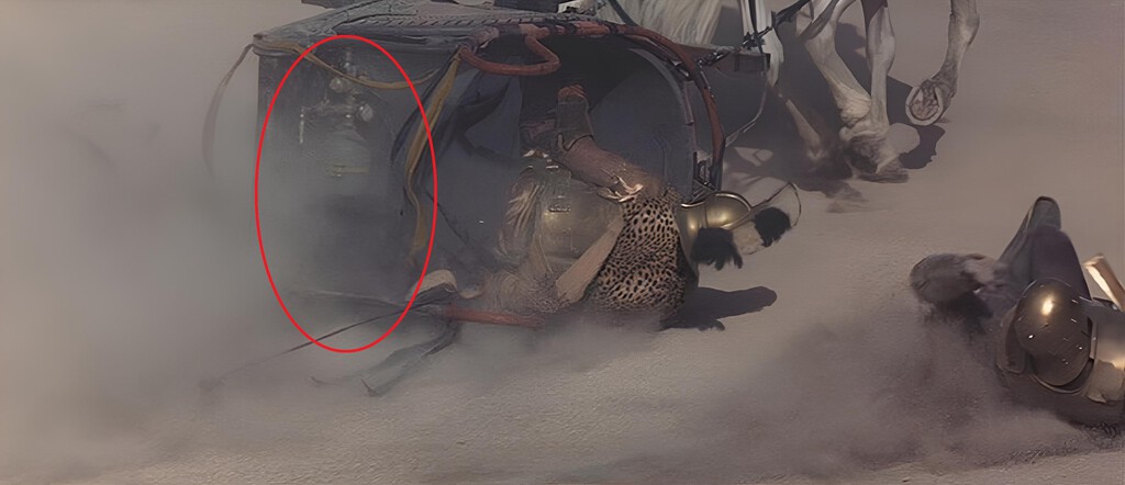 Si paras Gladiator en el minuto 1:26:36 verás cómo un carro empleó un aparato que no se inventó hasta 1.700 años más tarde. Noticias en tiempo real