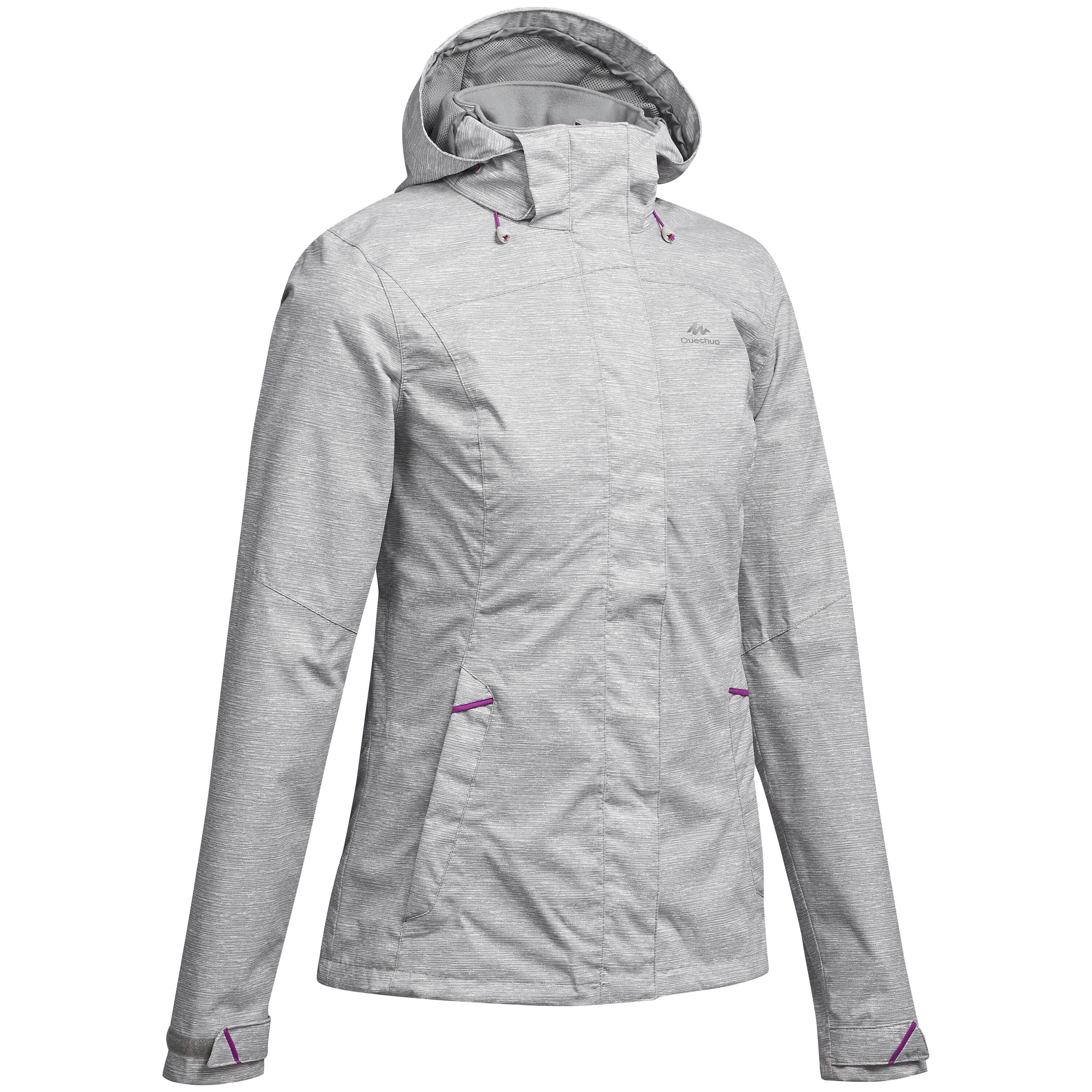 Chaqueta impermeable montaña y trekking Mujer Quechua MH100
