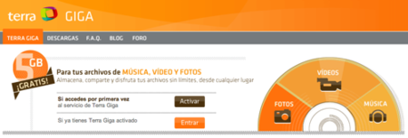 Terra Giga, servicio de almacenamiento online de Telefónica