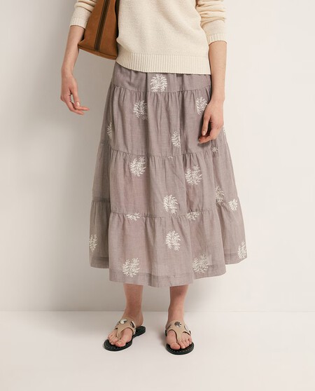 Falda Mi Boho Chic El Corte Ingles Elegante Vuelo Primavera Larga Maxifalda Comoda