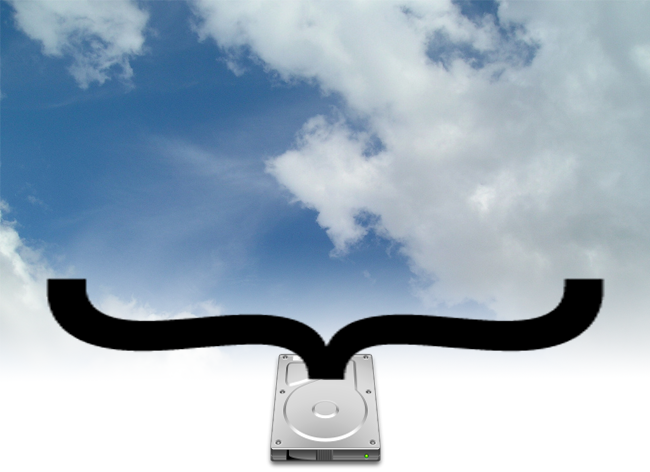 De la nube a tu disco. Imagen original de Turtlemon4bacon, icono del set Oxygen