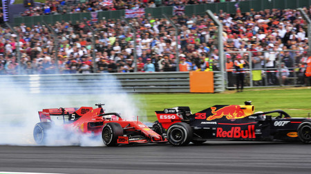 Vettel Verstappen Silverstone F1 2019