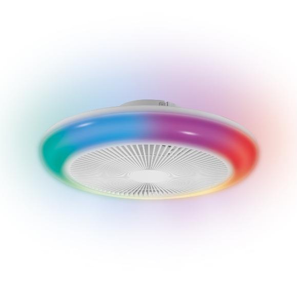 Lámpara de techo LED con ventilador
