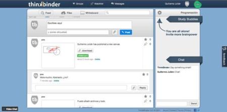 ThinkBinder, estudia y haz trabajos en grupo en Internet fácilmente