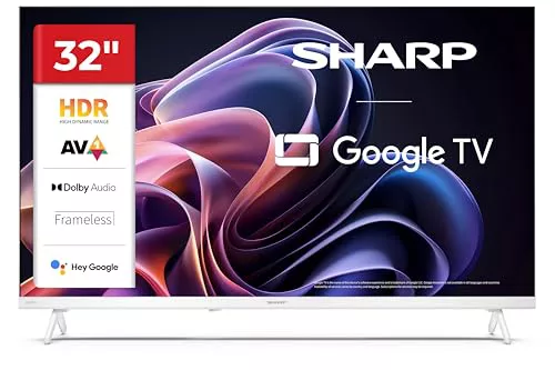 Sharp 32" Full HD LED Google TV HDR10 Dolby Digital Bluetooth