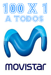 Promoción Navidad 2010 Movistar: 100x1 a todos las 24 horas