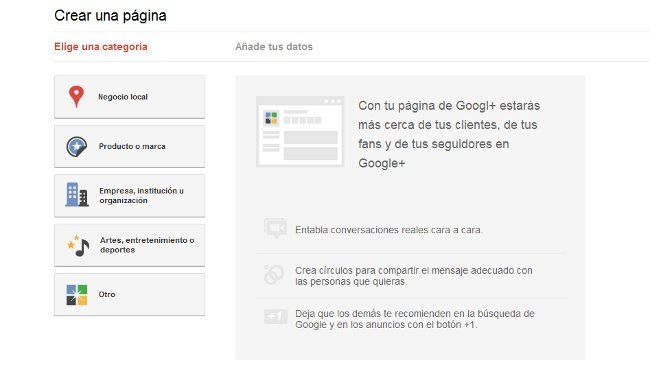 páginas de Google+: con qué nos encontramos. A fondo