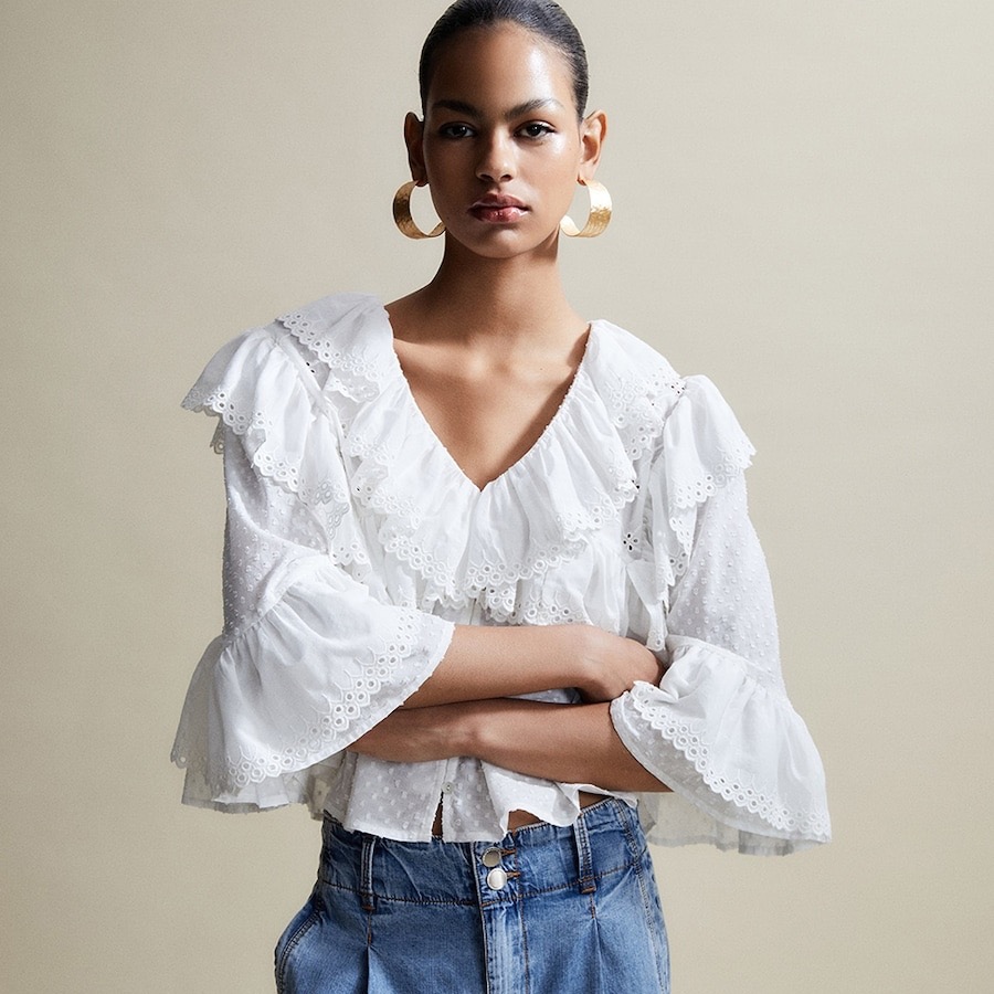 Blusa volantes Sfera