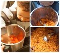 Cocinar con niños: receta de muffins de zanahoria y calabacín 