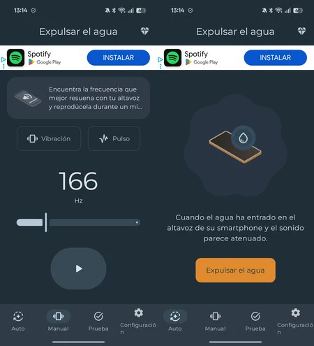 Expulsar Agua App