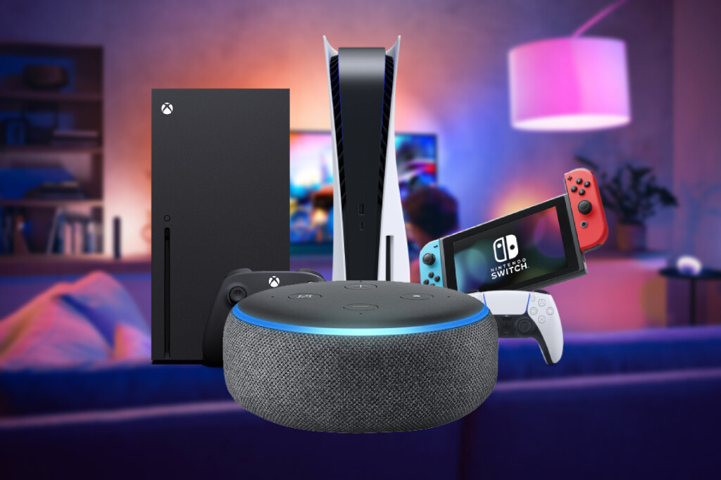 Cómo controlar tu Xbox, PlayStation o Nintendo Switch con Alexa u otro asistente de voz