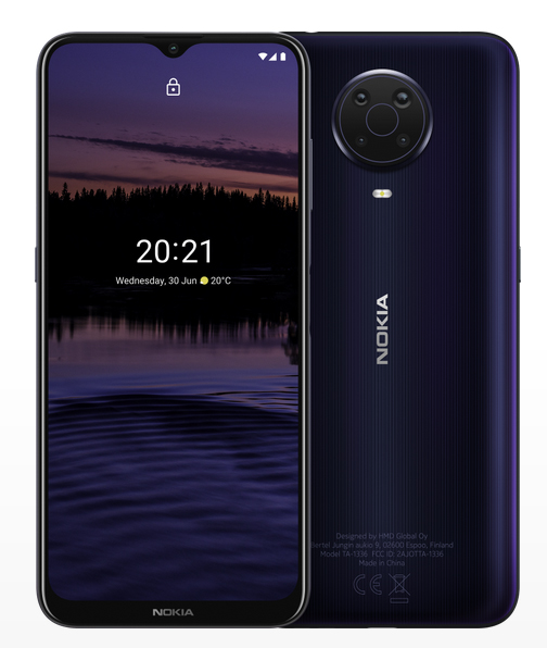 Nokia G20 color Noche, 4 GB de RAM, 64 GB Almacenamiento externo, Dual SIM