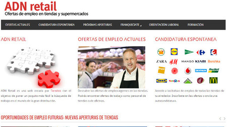 ADN Retail, la web de ofertas de empleo para el sector del comercio