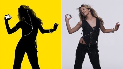 Las siluetas del iPod al descubierto
