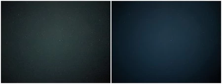 左側は Google Pixel 3 カメラ アプリで撮影した写真、右側は Google Pixel 4 カメラ アプリで撮影した写真です。