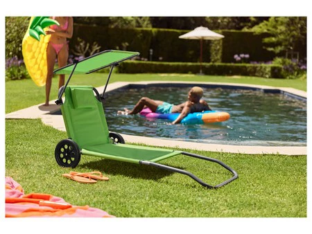 Tumbona De Playa Y Carrito De Transporte Zoom 62