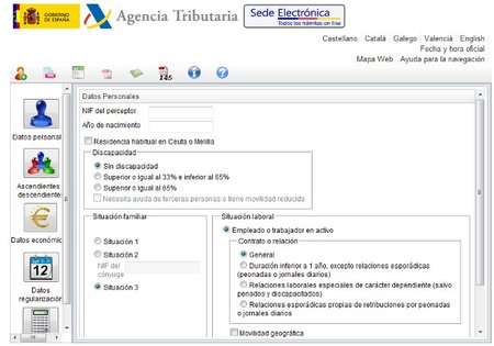 Disponible el programa de la AEAT para el cálculo del IRPF 2012 actualizado