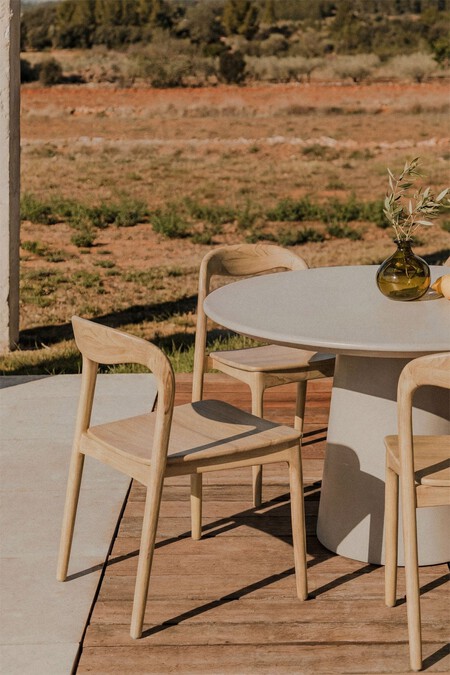 Silla De Jardin En Madera De Tec