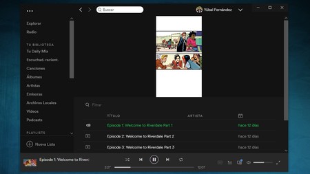 Spotify sigue explorando formatos, y ahora lo intenta con una serie de cómics animados
