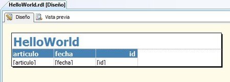 Reporting Services. Hello World