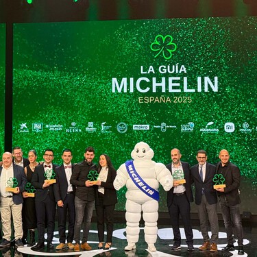 La Guía Michelin desplaza las estrellas verdes, que dejan de ser una calificación anual: "La Guía ha optado por centrar el fondo en la visión de los chefs" 