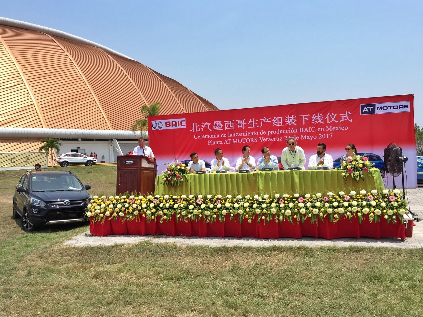 La marca de autos chinos BAIC comienza a ensamblar en Veracruz los autos que venderá en México