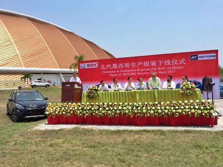 La marca de autos chinos BAIC comienza a ensamblar en Veracruz los autos que venderá en México