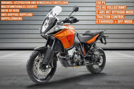 KTM 1190 Adventure 2013, una nueva filtración muestra su imagen oficial