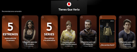 'Tienes que verlo' de Vodafone: nuevo recomendador de series y películas para clientes y no clientes del operador