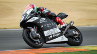 El agua amargó los tests de Moto2 y Moto3 en Valencia, Johann Zarco prometedor