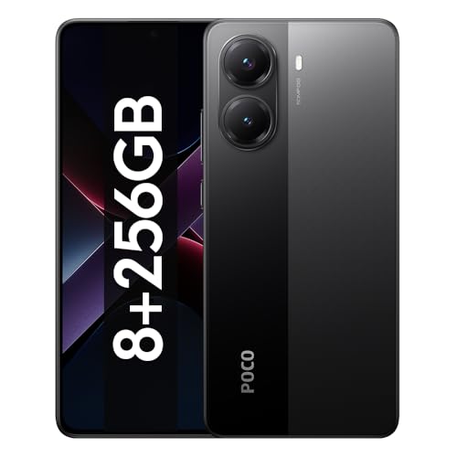 Xiaomi Poco X7 Pro 5G Teléfono Móvil AMOLED 1.5K 120Hz,8+256GB Xiaomi Smartphone con Procesador Flagship Dimensity 8400-Ultra y Cámara OIS 50MP Batería Principal 90W HyperCharge Negro
