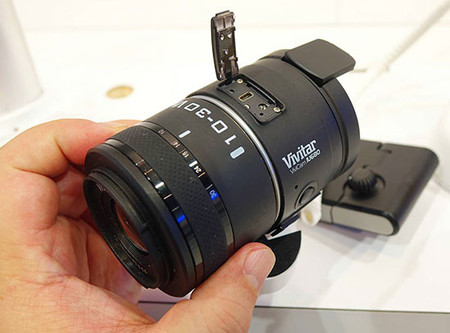 Kodak PixPro Smart Lens Camera y Vivitar IU680, cámara y objetivos intercambiables para ... smartphones