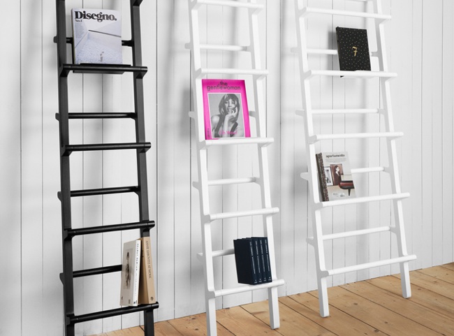 Verso, una escalera de mano convertida en estanterÃa Ideas Escalera Estanteria
