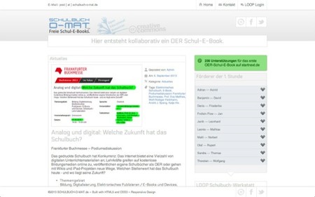 Crean en Alemania un libro escolar colectivo con licencia Creative Commons